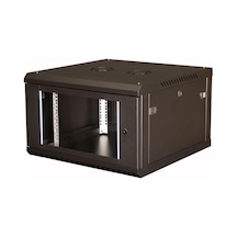 - 6u 19\" Duvar Tipi Rack Kabinet Genişlik: 600 Mm Derinlik: 600 Mm Siyah