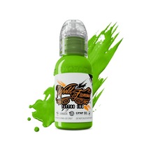 World Famous Ink Ilya Fom Tree Frog Yeşil Dövme Boyası 1oz - 30ml