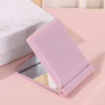 Techtic Katlanır Mini Işıklı Makyaj Aynası Pembe