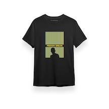 Prison Break Long Siyah Kısa Kol Erkek Tshirt 001