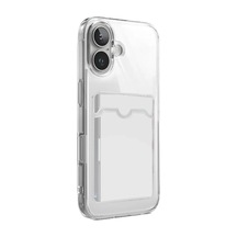 Apple Uyumlu iPhone 17 Uyumlu Kart Şeffaf Silikon - Şeffaf