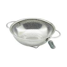 19cm Metal Kulplu Çelik Sepet Süzgeç İnce Tel Ayaklı Go53/01360 Çok Renkli