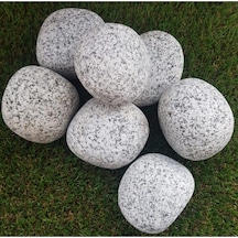 Benekli Dolomit 15 Kg 6-10 Cm Dolomit Taş Dere Taşı Çakıl Taşı Bahçe Süs Taşı Akvaryum Teraryum Taşı Gri