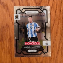 Prizm Monopoly Lautaro Martínez No. 2 Lisanlı Oyun Kartları - Silver