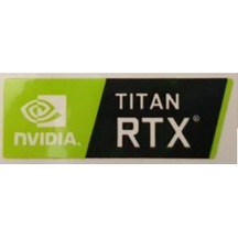 OEM Nvidia TİTAN RTX Sticker Etiket D41