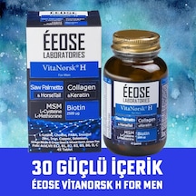 Eeose Vitanorsk H for Men Saw Palmetto & Kolajen  Keratin & MSM Takviye Edici Gıda 45 Tablet