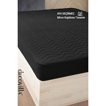 Micro Kapitone Fitted Full Kenar Su Sıvı Geçirmez Alez Kömür Grisi