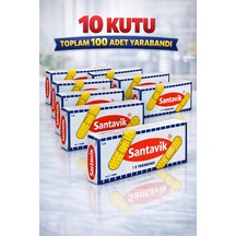 Santavik İlk Yardım Bandı Yara Bandı 10lu 10 Paket