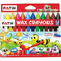 Fatih Mum Pastel Boya Trıangular Üçgen Crayons 12 Renk  50290 N11.3553