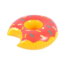 Donut Karpuz Gökkuşağı 3lü Şişme Havuz Deniz Şişme Bardak Tutucu Float Bar Seti Karışık