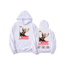 Tarzsokak Beyaz Ava Max Don't Click Play Tour Hoodies Casual Long Sleeve Hooded Autumnwinte