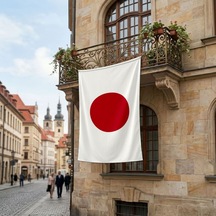 Japonya Bayrağı Premium Raşel Kumaş 150x225 Cm Diğer