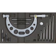 Asimeto Değiştirilebilir Çubuklu Mekanik Dış Çap Mikrometre 800-900mm As-111360