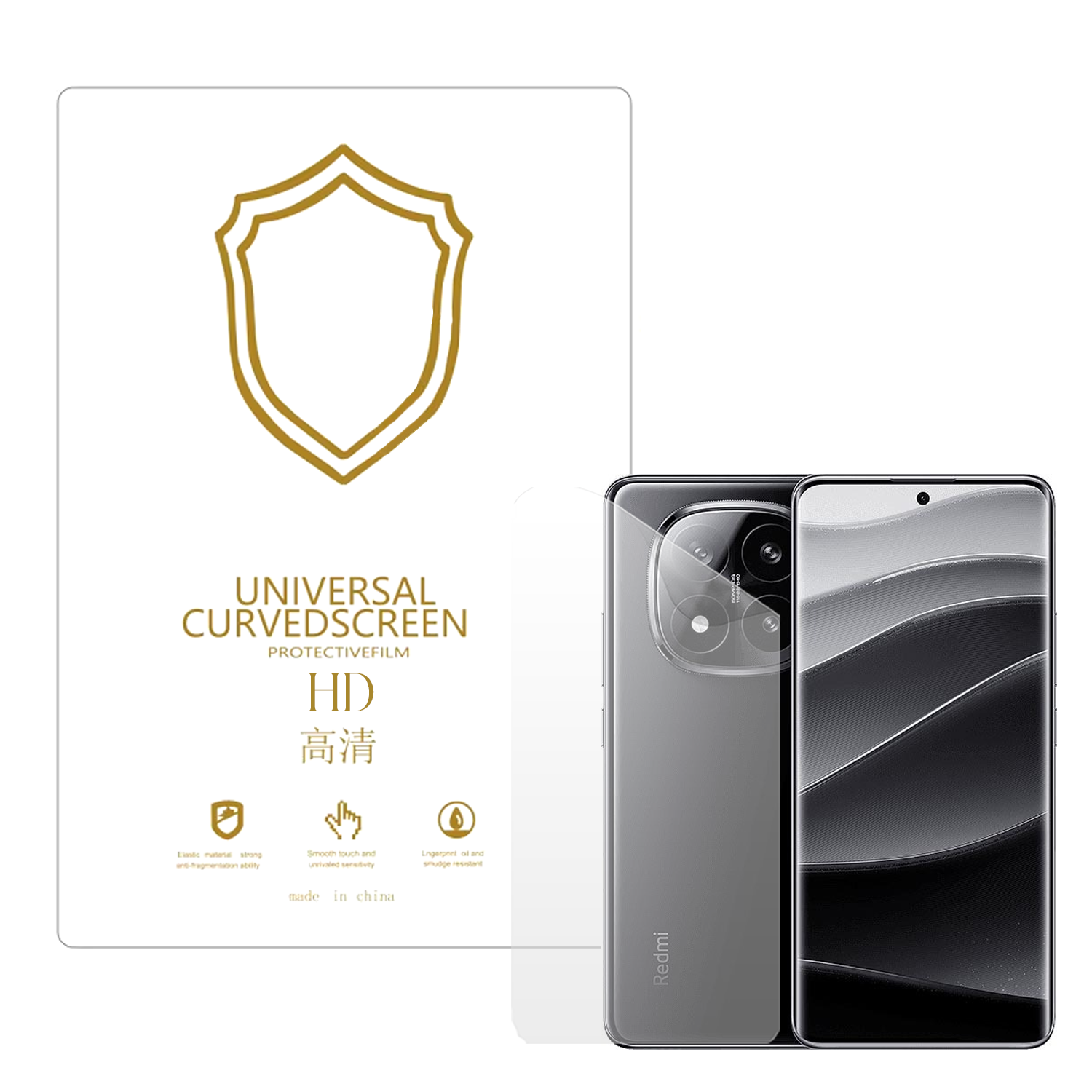 Microcase Xiaomi Redmi Note 15 Pro Plus İle Uyumlu Full Tpu Nano Arka Ekran Koruma Filmi - Ekm102