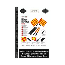 Delux Serisi Hba-20 Hakem Bayrağı Çift Müsabaka Saha Ekipmanı Spor Dalı Belirtilmemiş