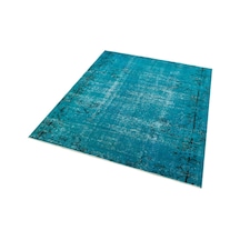 Özel Vintage Eskitme El Dokuma Halı 154 X 286 Cm F1241
