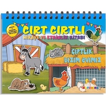 Çiftlik Bizim Evimiz - Cırt Cırtlı Hikaye ve Aktivite Kitap Serisi - Şerife Gökçek - Artenino Yayıncılık