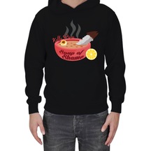 Baskılı Erkek Kapşonlu Sweatshirt (541442280)