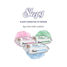 Sleepy Sensitive 70'li Islak Bebek Havlusu Tekli