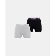 Kappa Logo Kabox 2 Erkek Siyah-gri Regular Boxer
