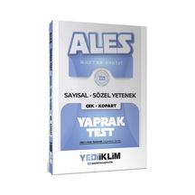 Yediiklim 2027 Ales Master Yaprak Test Çek Kopart