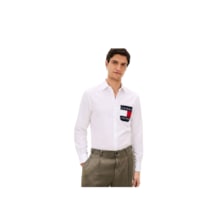 Tommy Hilfiger Erkek Yazlık Spor Gömlek Beyaz