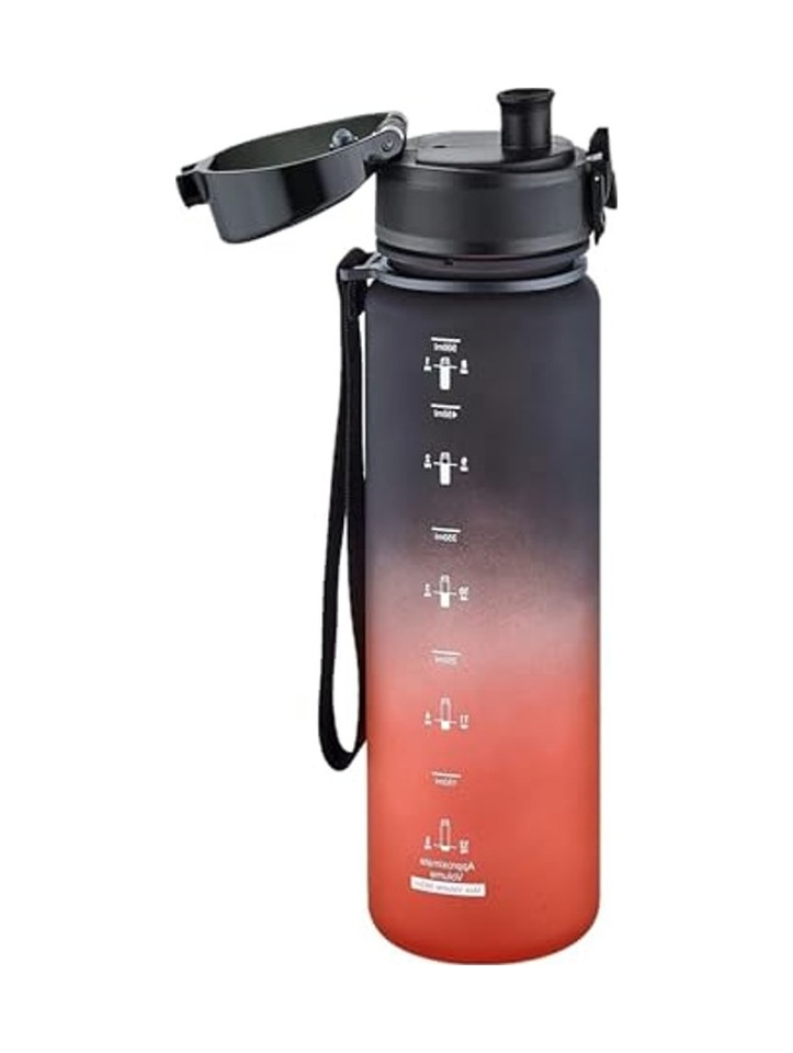 500ml Motivasyon Su Matarası, Çift Renkli Ve Ergonomik Tasarım