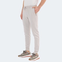 Slazenger  VENOM Erkek Fermuar Cepli Dar Paça Taş Gri Eşofman  Altı