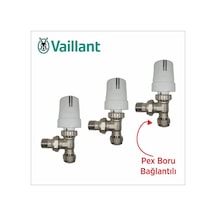 Vaillant Pex Köşe Termostatik Radyatör Vanası( 3'Lü Paket)