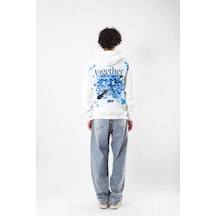 Tarzsokak Together Baskılı Oversize Unisex Beyaz