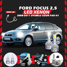Ford Focus 2.5 2008-2011 Uzun Far Uyumlu Şimşek Etkili Led Xenon Performance Series H1