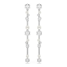 5705614 Swarovski Küpe Constella:pe Bar Whıte/rhs Metalik