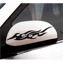 Araba Yan Ayna Sticker Yapıştırması