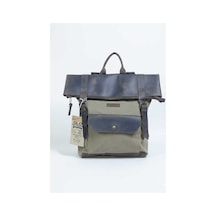 Old Cotton Cargo Gds Cahuilla Bag Deri Kapaklı Sırt Çantası Kahverengi