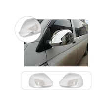 Volkswagen Transporter T5 Uyumlu 2010-2015 Krom Ayna Kapağı 2 Parça Paslanmaz Çelik