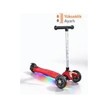 Tois Scootix Pilli Işıklı 3 Tekerlekli Çocuk Scooter Siyah