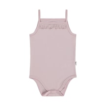 Civil Baby İp Askılı Dantelli 12-24 Ay Kız Çıtçıtlı Badi - Pembe Pembe
