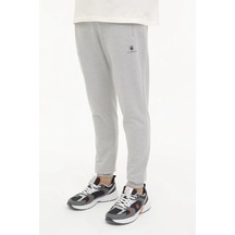 Lumberjack M-ct107 Basıc Jogger Erkek Eşofman Altı Cepli Fermuarlı Gri Melanj