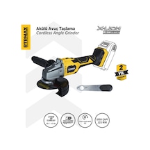 Rtrmax RTX3060B Şarjlı Avuç Taşlama Makinası Kömürsüz 125 mm - Akü Hariç