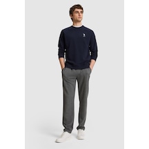 U.S. Polo Assn. Erkek Antrasit Melanj Slim Fit Eşofman Altı 50329409-vr081