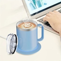 Willowhaven Mavi 10 Saat Otomatik Kapama Usb Kahve Isıtıcılı Fincan Seti