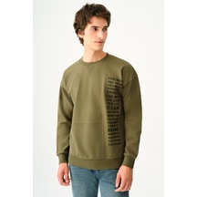 Loft Erkek Sweatshirt Lf2037382 Haki