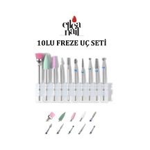 Freze Ucu Seti, Manikür Pedikür Freze Ucu 10'lu Kutulu Set