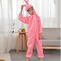 Mey İthalat Çocuk Tavşan Kostümü Pembe Renk 6-7 Yaş 120 Cm