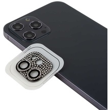 Noktaks - iPhone Uyumlu 12 Mini - Kamera Lens Koruyucu Cl-08 - Gümüş