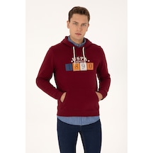 U.s. Polo Assn. Erkek Bordo Sweatshirt 50316364-vr014 Bordo