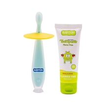 Doğal Aromasız Florürsüz Diş Macunu - Silikon Diş Fırçası