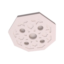 Motifpiyer Tavan Spot Göbek TSG-14 Altıgen 56 CM