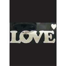 M3 Decorium Love Dekoratif Ayna Gümüş