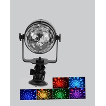 Zengemtx 7 Renk Modlu Müzik Sensörlü Disko Topu Led Işıklı Parti Aydınlatması Yeşil